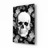 Skull Glass Wall Art.
